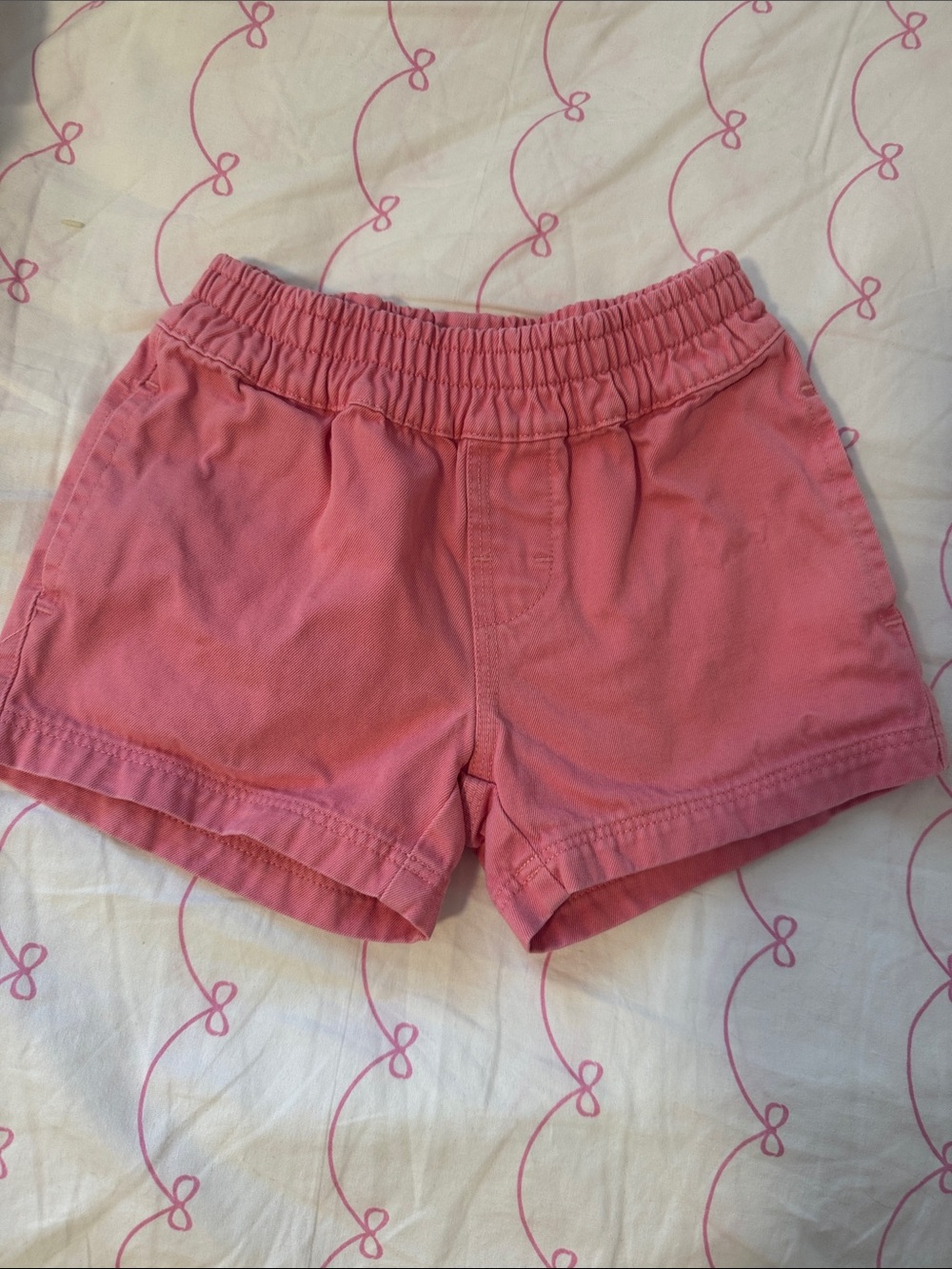 The Beaufort Bonnet Company Pink Elastic-Waist Girls' Shorts